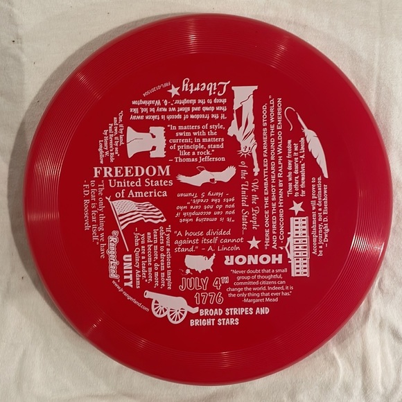 Frisbee Jr Rangerland Freedom Ultimate Flyer History Book USA Educational July 4 - Picture 2 of 4